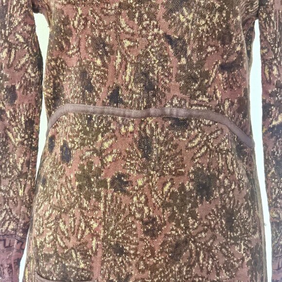 Peruvian Connection Jacquard Sweater Knit Body Con Womens Dress SMALL - Picture 3 of 14